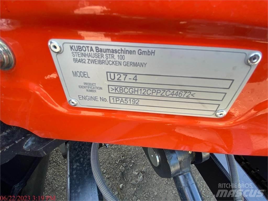 Kubota U27-4 Miniekskavaatorid < 7 t