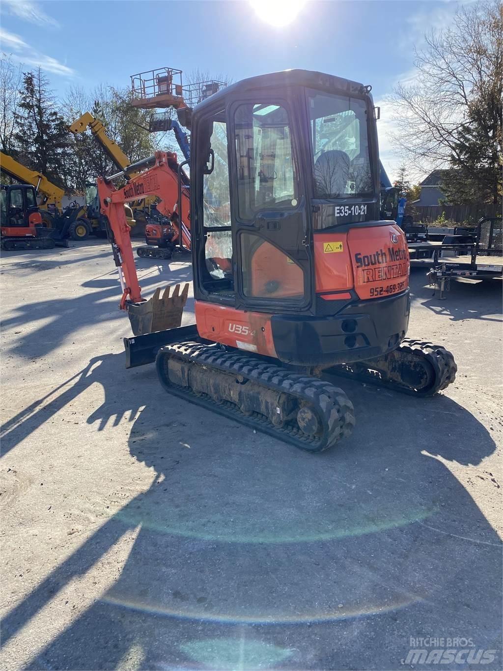 Kubota U35-4 Miniekskavaatorid < 7 t