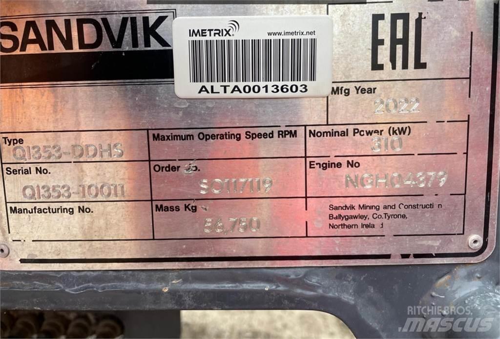 Sandvik QI353-DDHS Purustid