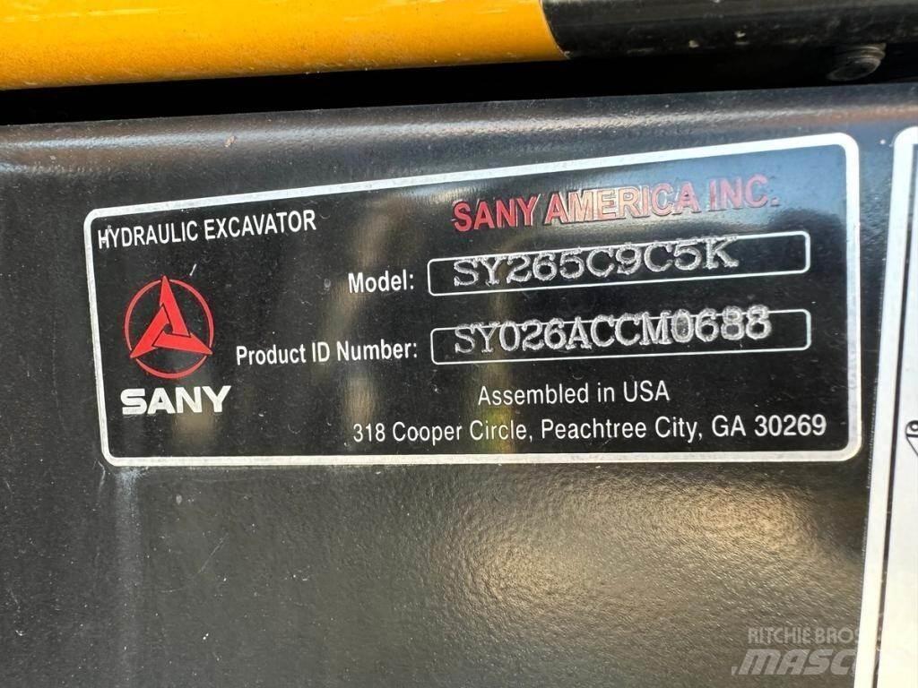 Sany SY265C LC Roomikekskavaatorid