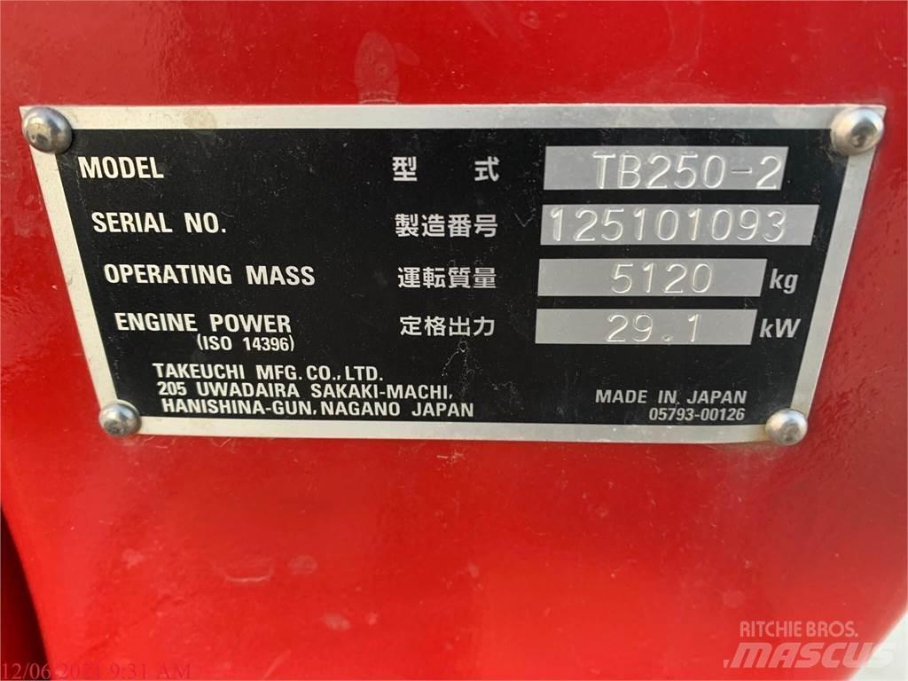 Takeuchi TB250-2 Miniekskavaatorid < 7 t