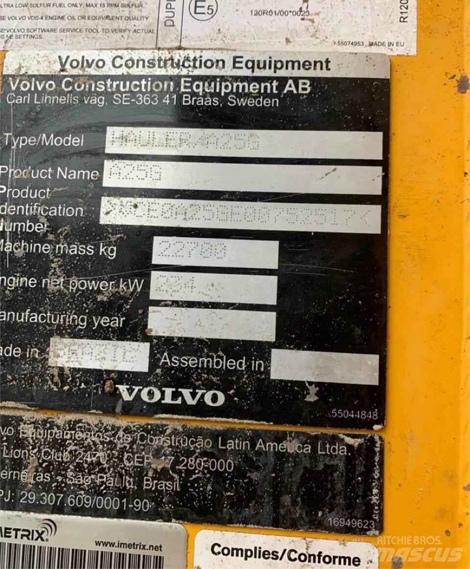 Volvo A25G Liigendraamiga pinnaseveokid