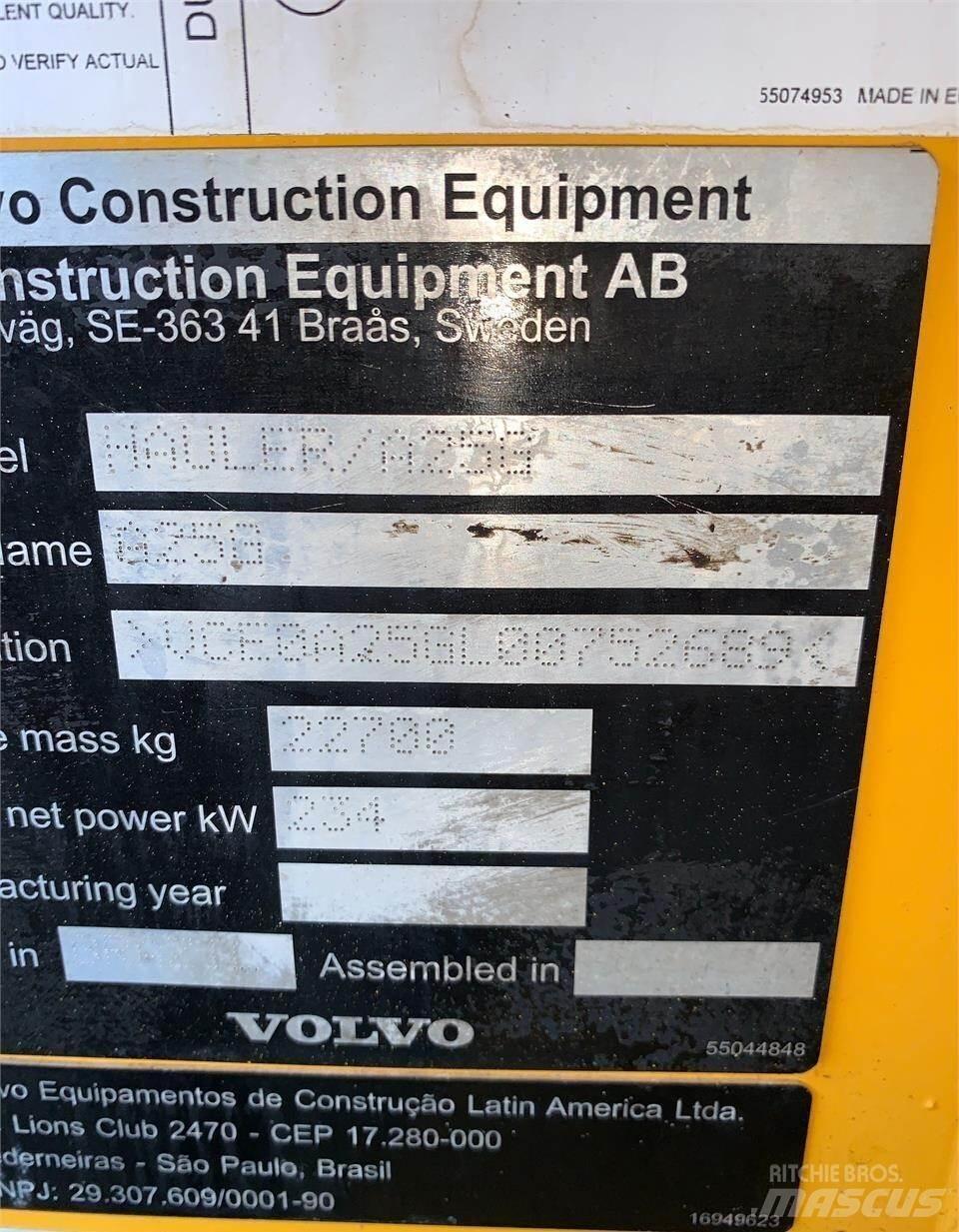 Volvo A25G Liigendraamiga pinnaseveokid