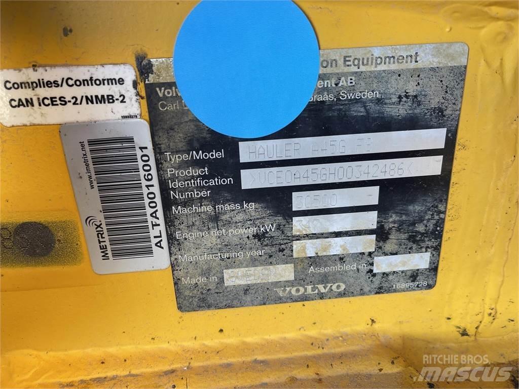 Volvo A45G FS Liigendraamiga pinnaseveokid