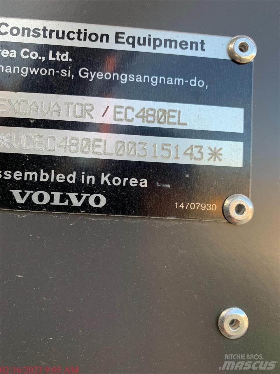 Volvo EC480EL Roomikekskavaatorid