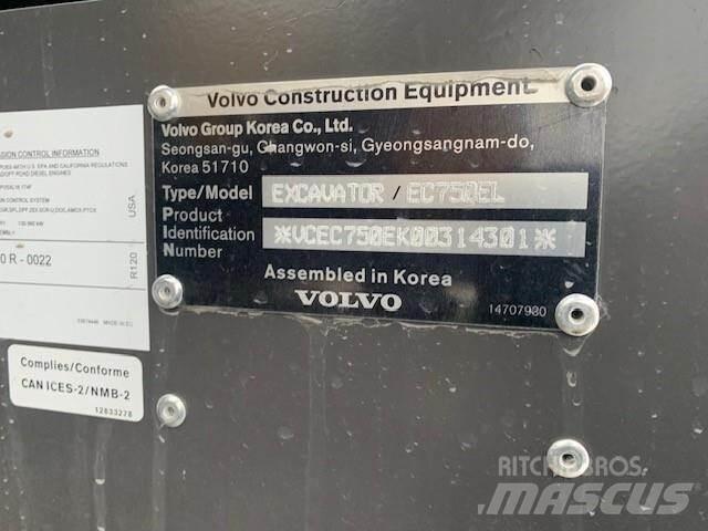 Volvo EC750EL Roomikekskavaatorid