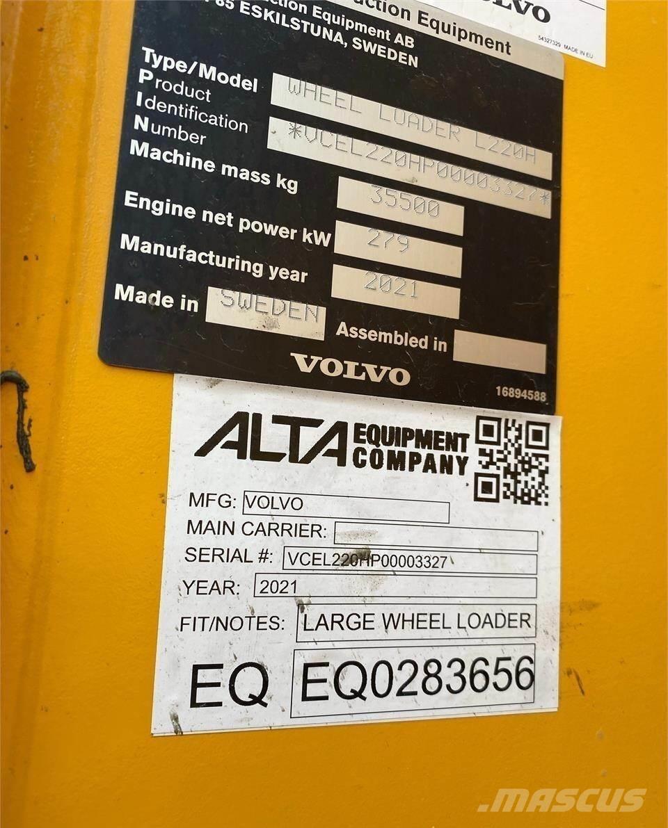 Volvo L220H Rataslaadurid