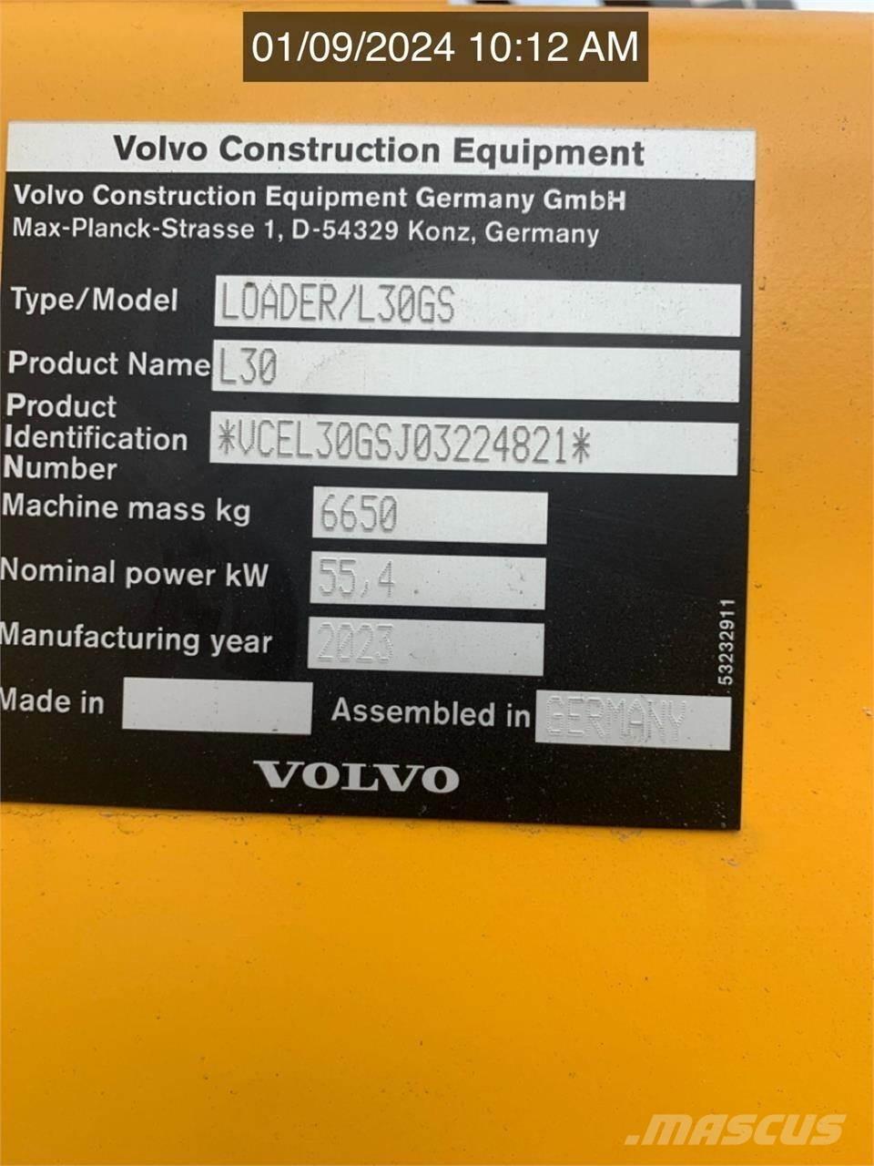 Volvo L30GS Rataslaadurid