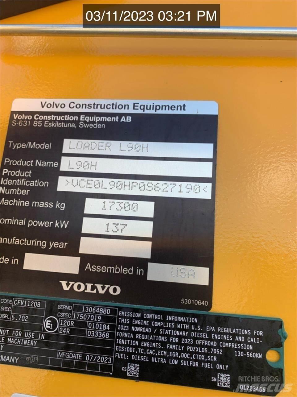 Volvo L90H Rataslaadurid