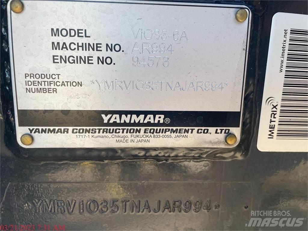 Yanmar VIO35-6A Miniekskavaatorid < 7 t