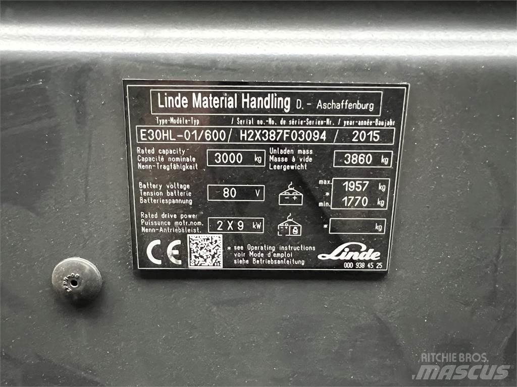 Linde E30/600HL Elektritõstukid