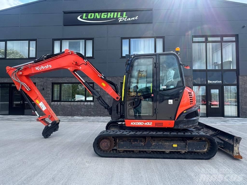 Kubota KX 080-4 Väikeekskavaatorid 7t-12t
