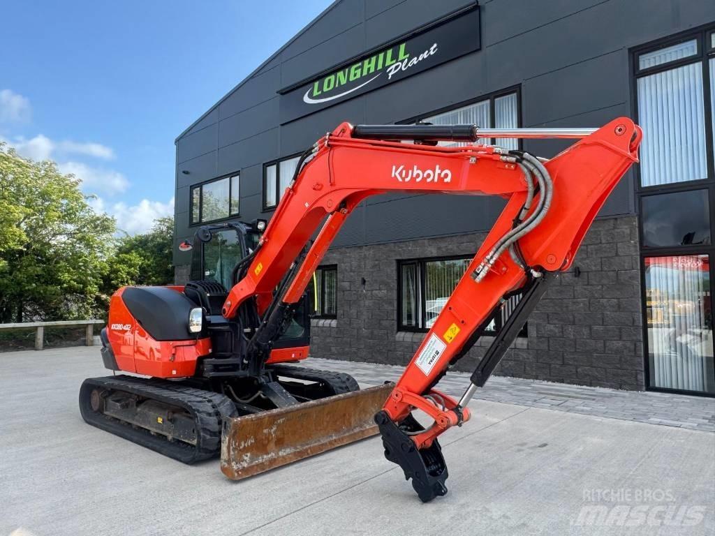 Kubota KX 080-4 Väikeekskavaatorid 7t-12t