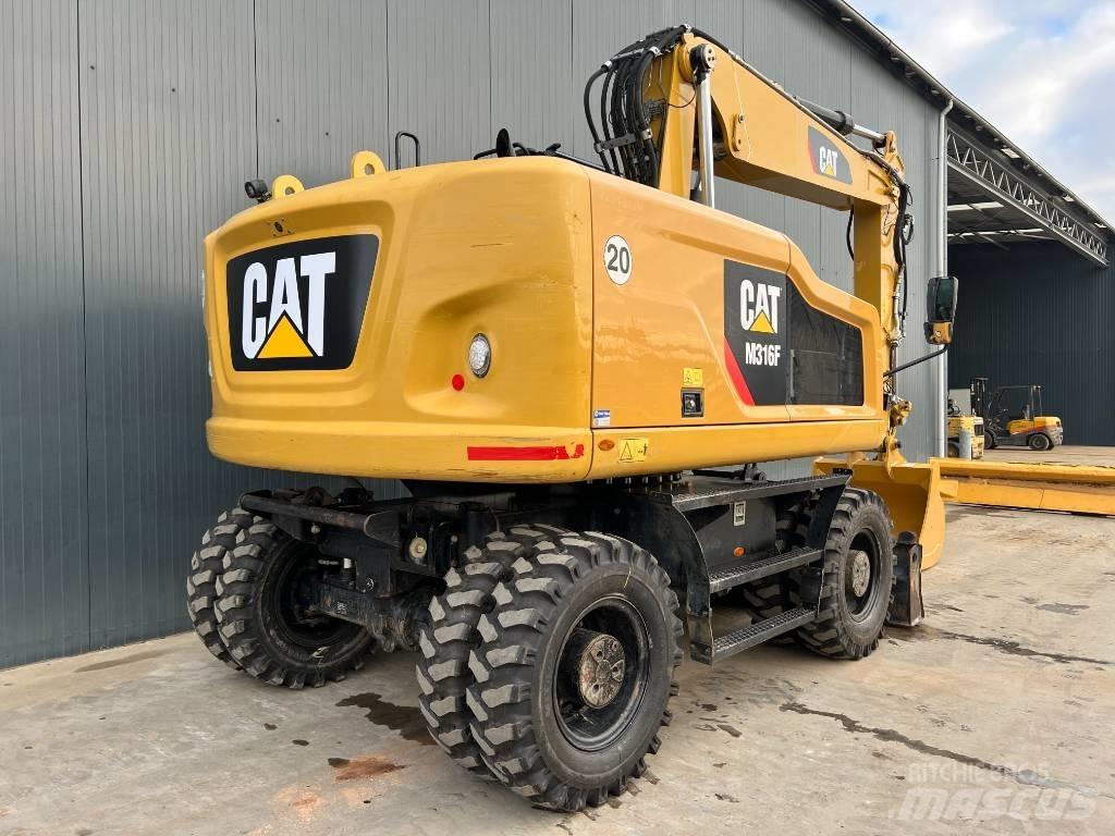CAT M316F Ratasekskavaatorid