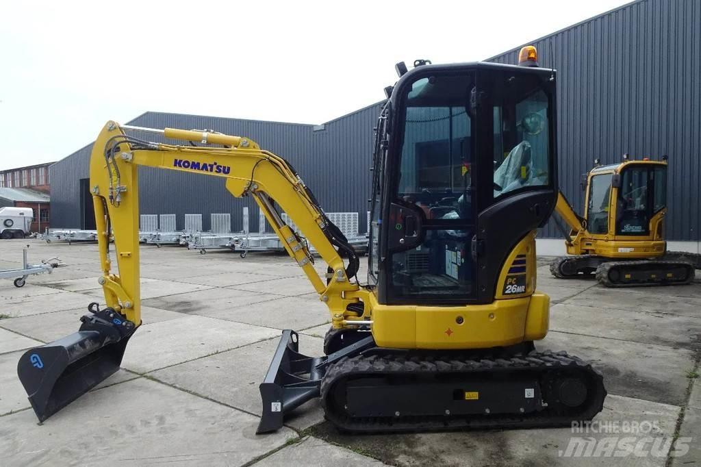 Komatsu PC26MR Roomikekskavaatorid