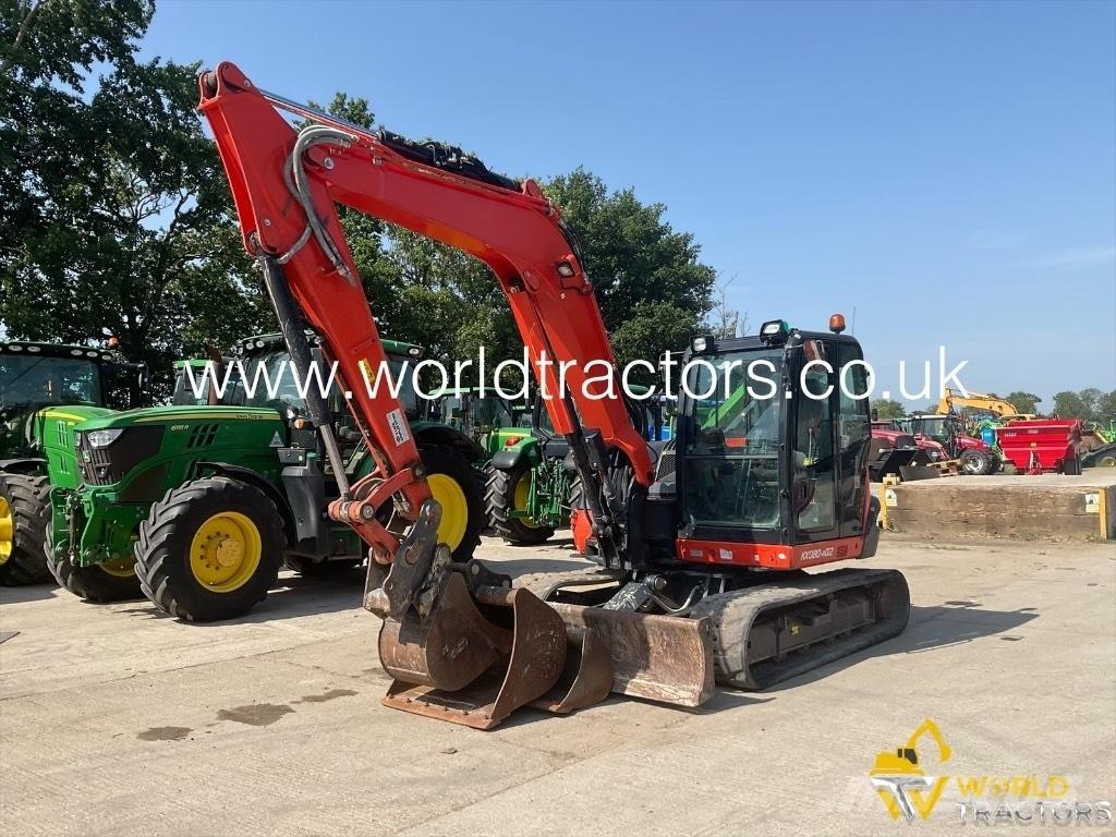 Kubota KX 080-4 Väikeekskavaatorid 7t-12t
