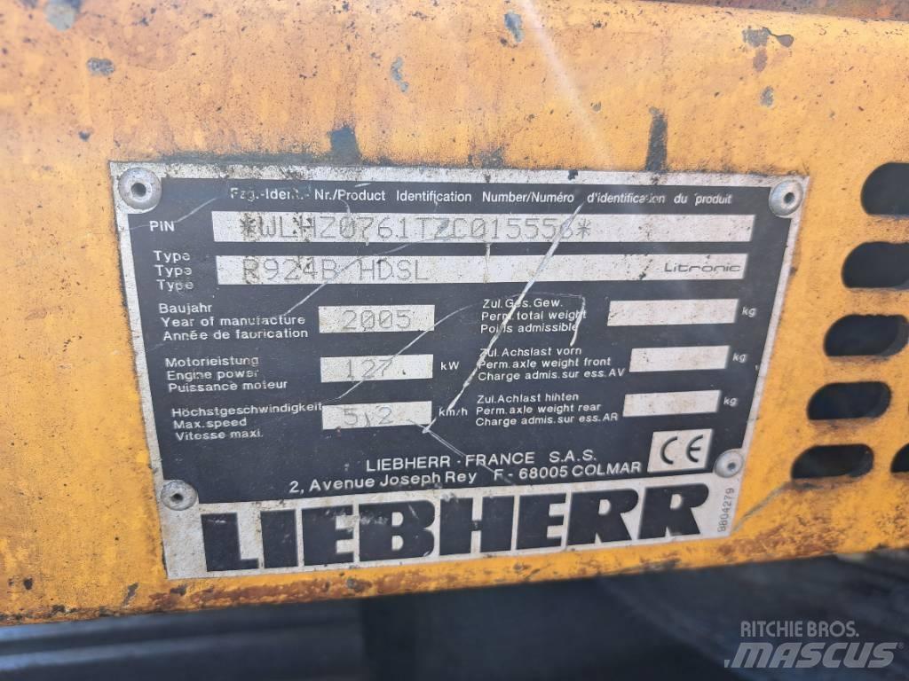 Liebherr R924B HDSL Roomikekskavaatorid
