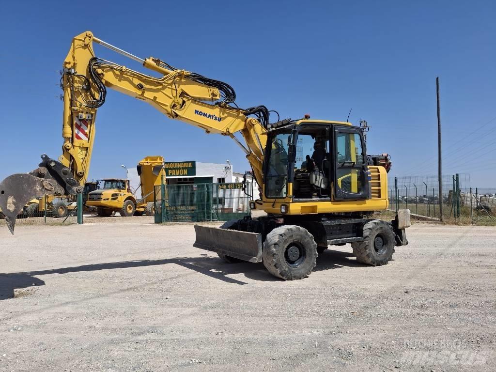 Komatsu PW 148-8 Ratasekskavaatorid