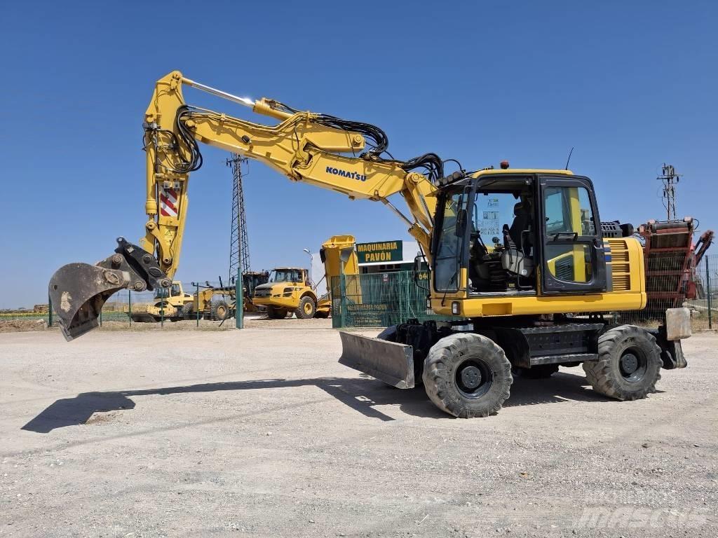 Komatsu PW 148-8 Ratasekskavaatorid