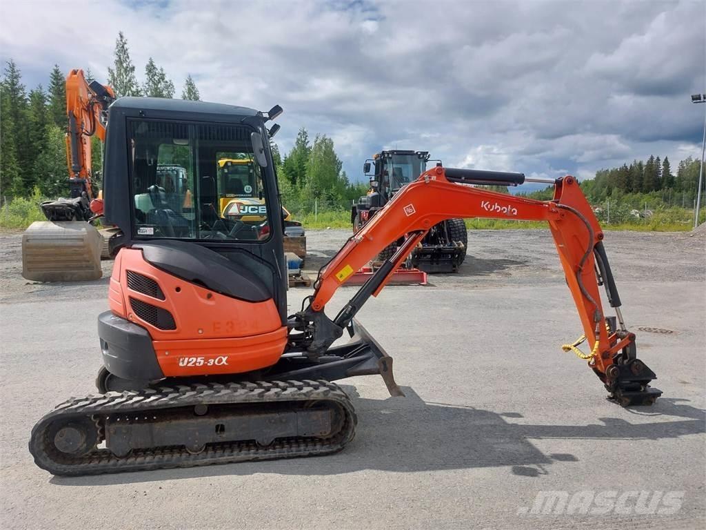 Kubota U25-3 Miniekskavaatorid < 7 t