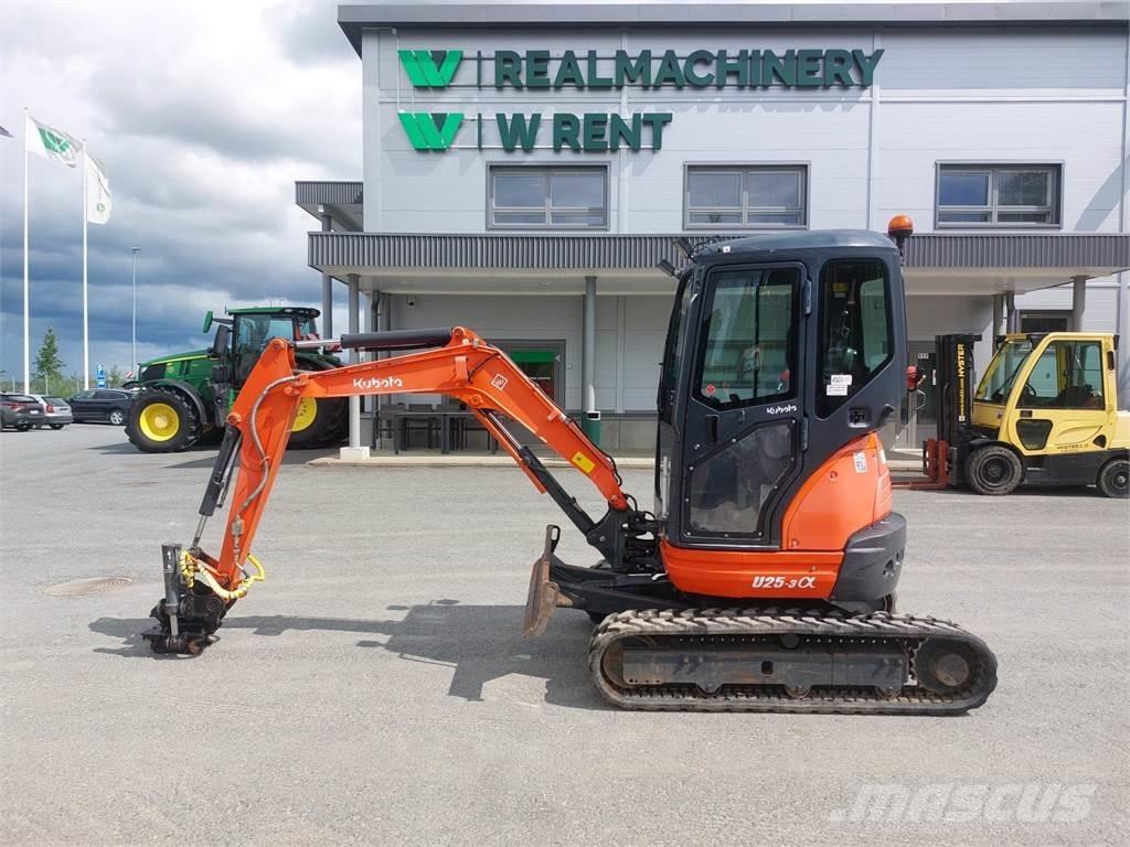Kubota U25-3 Miniekskavaatorid < 7 t