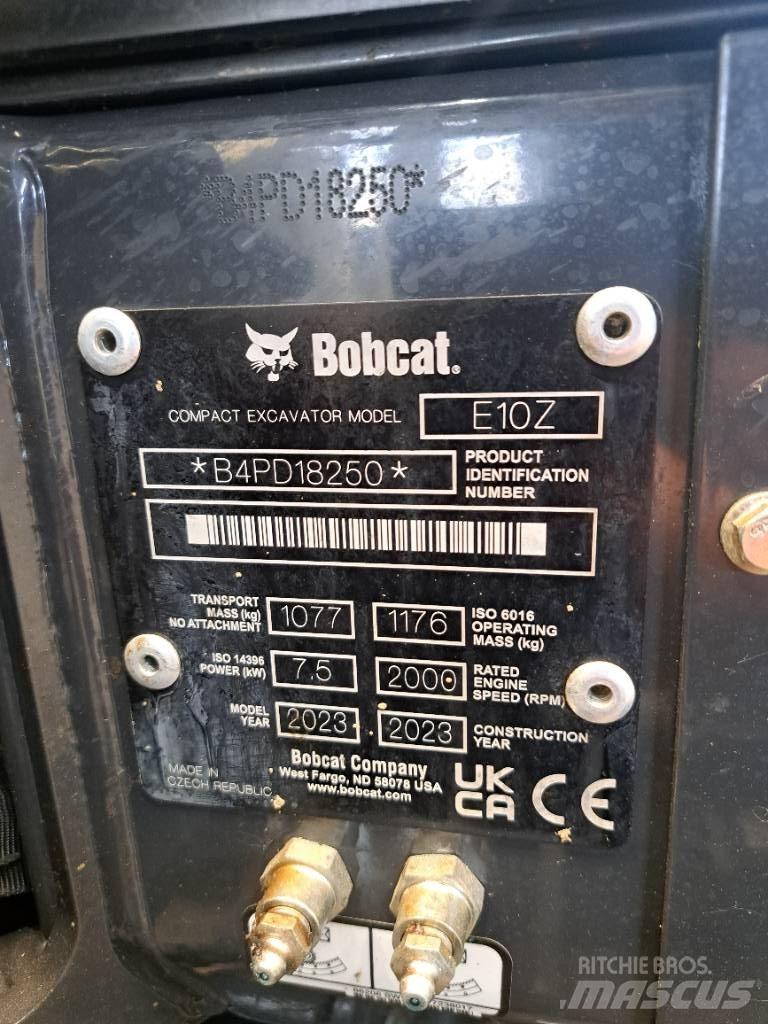 Bobcat E10Z Miniekskavaatorid < 7 t