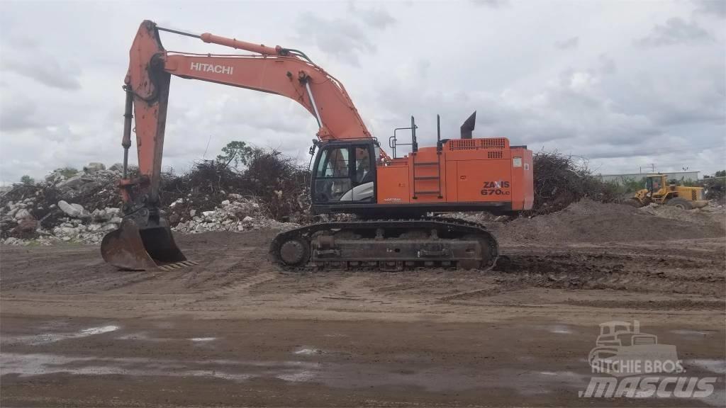 Hitachi ZX 670 Roomikekskavaatorid
