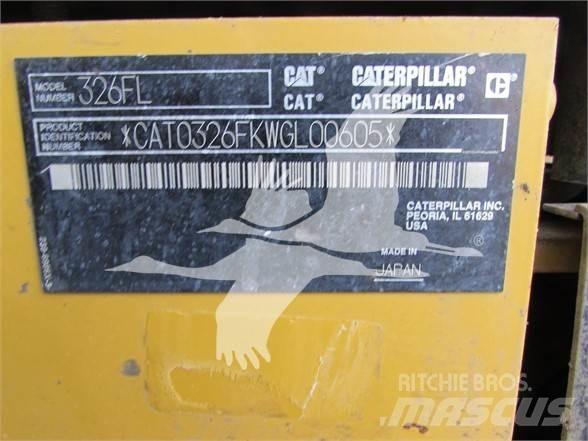 CAT 326FL Roomikekskavaatorid