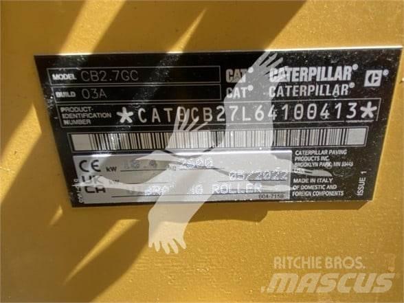 CAT CB2.7 GC Ühe trumliga rullid