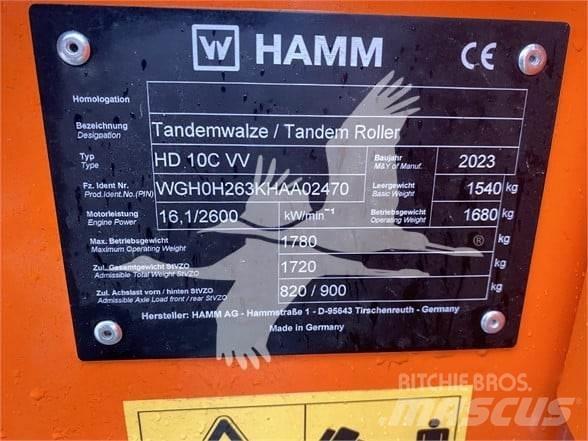 Hamm HD10CVV Ühe trumliga rullid