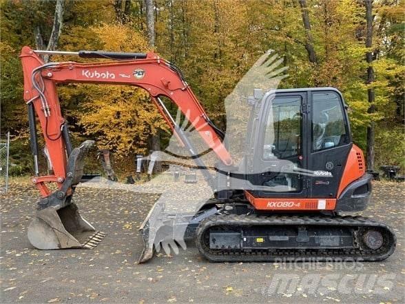 Kubota KX080-4 Roomikekskavaatorid