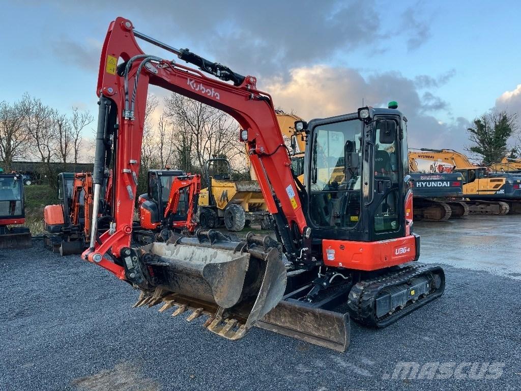 Kubota U 36-4 Miniekskavaatorid < 7 t