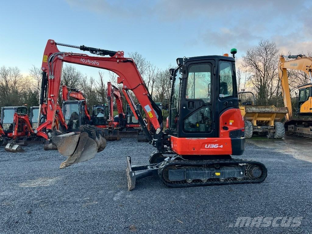 Kubota U 36-4 Miniekskavaatorid < 7 t