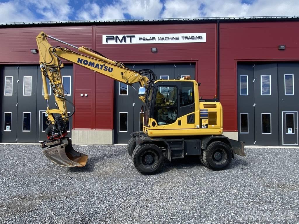 Komatsu PW 148-10 Ratasekskavaatorid