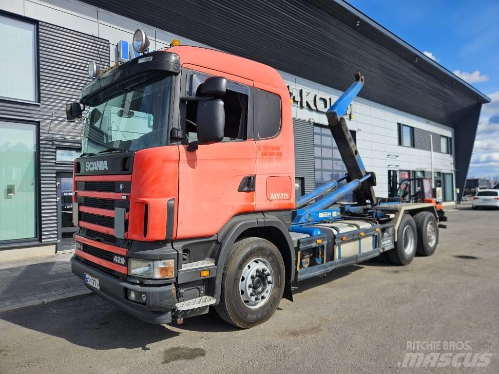 Scania R124 6x2*4 Konksliftveokid