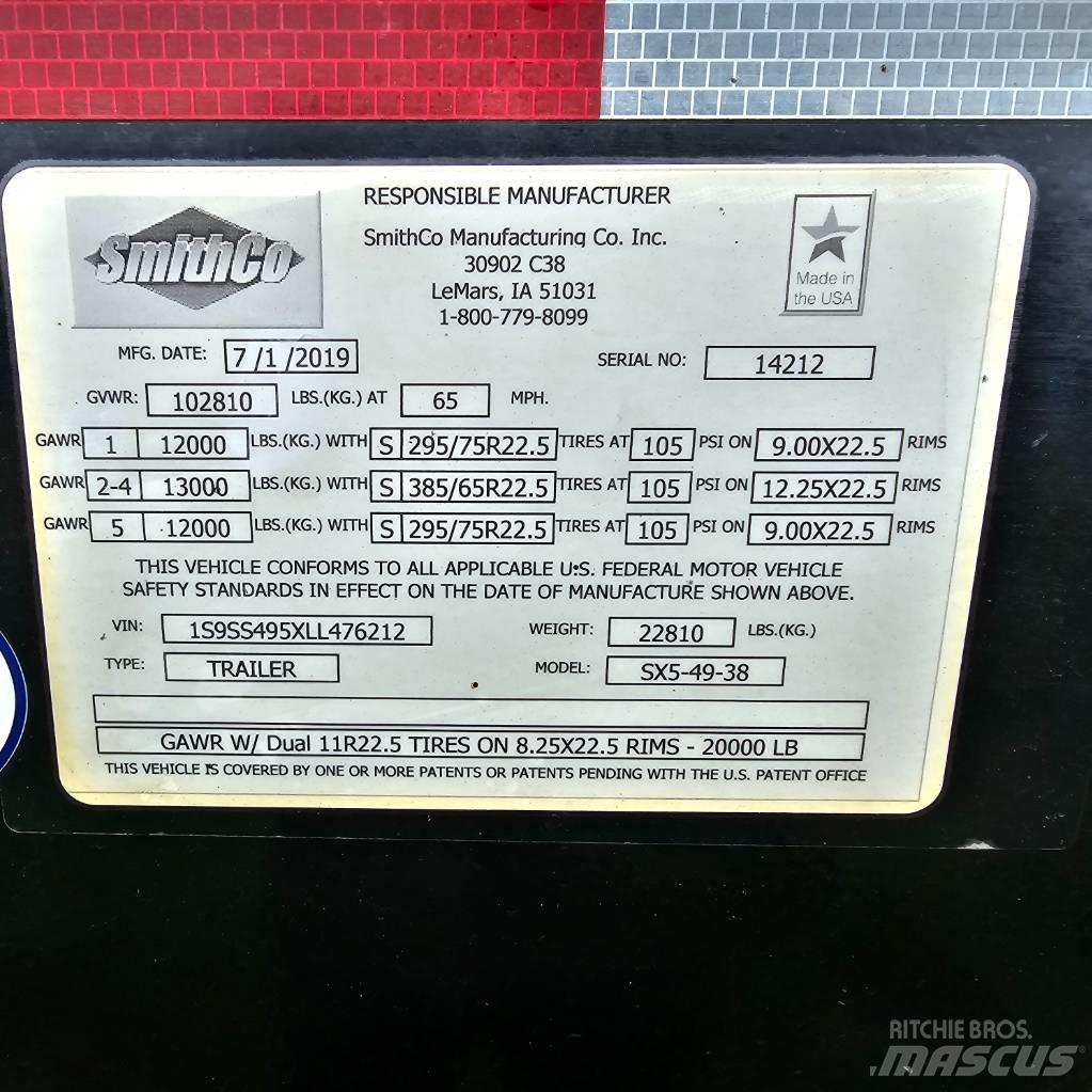 SmithCo SX5-49-38 Kallur-haagised