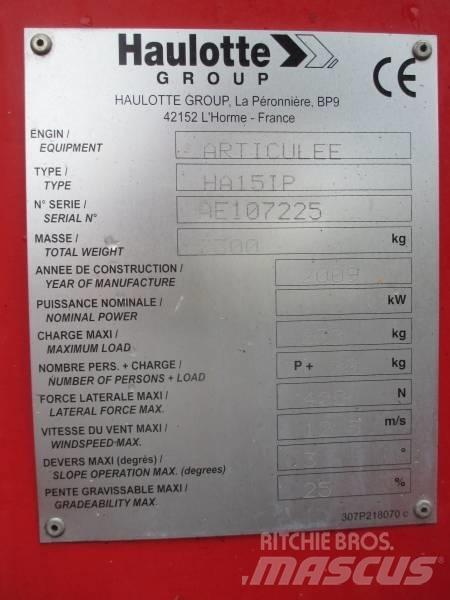 Haulotte HA 15 IP Iseliikuvad poomtõstukid