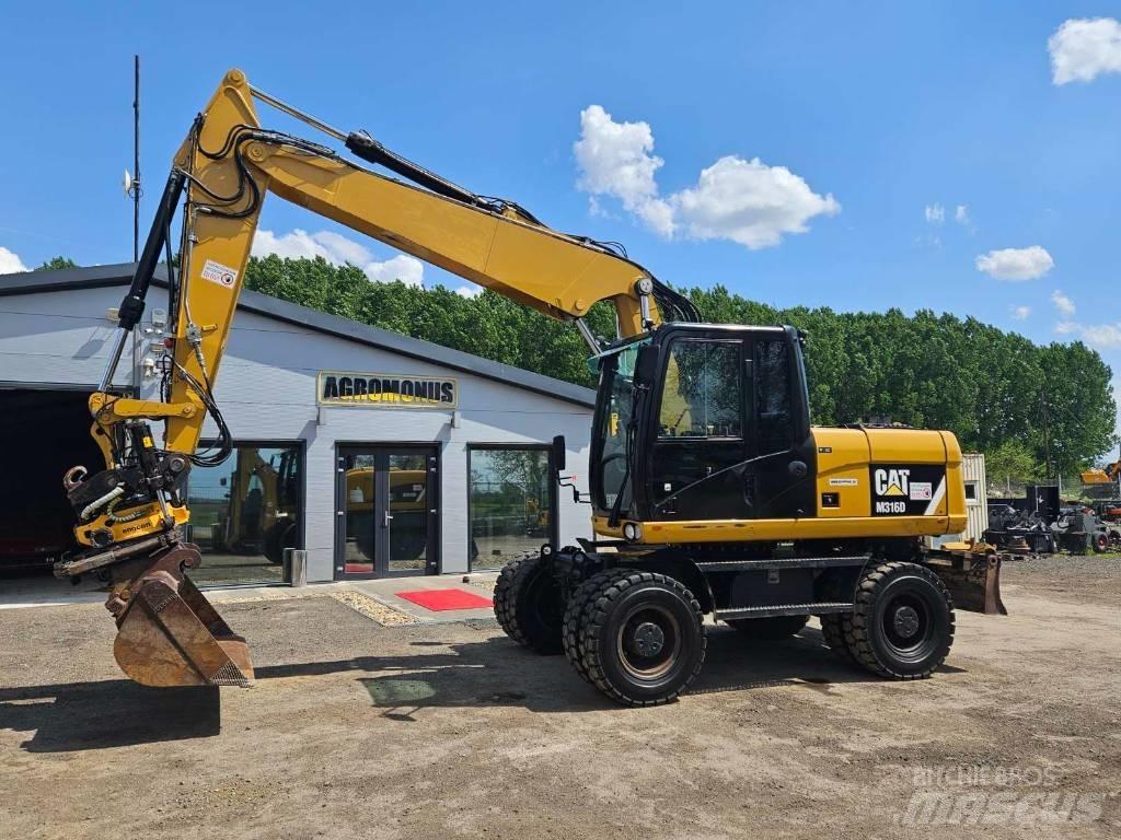 CAT M 316 D Ratasekskavaatorid