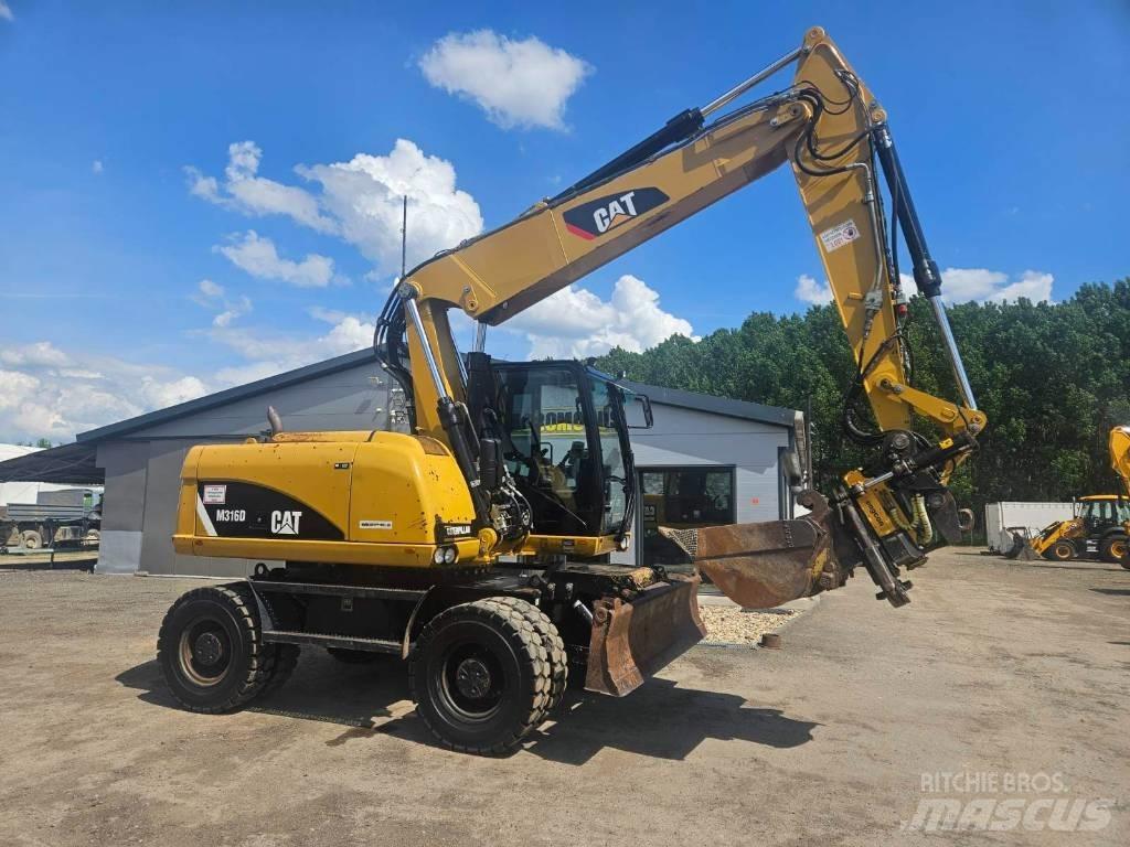 CAT M 316 D Ratasekskavaatorid