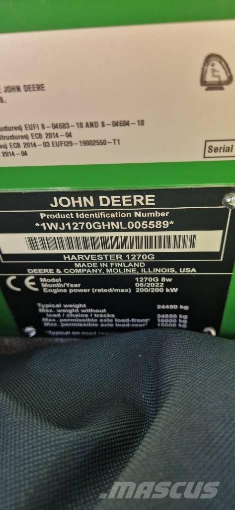John Deere 1270 G Harvesterid