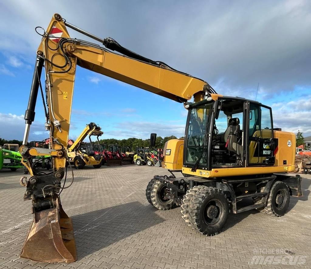 CAT M 318 F Ratasekskavaatorid