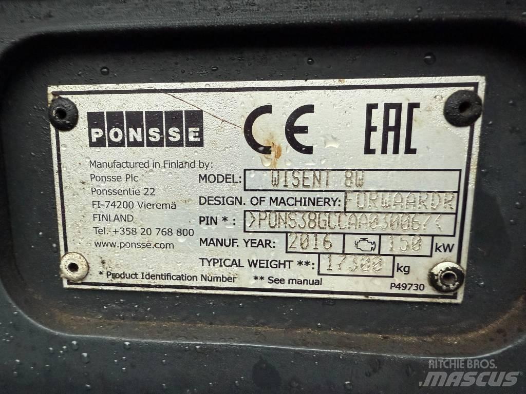 Ponsse WISENT 8W Forwarderid