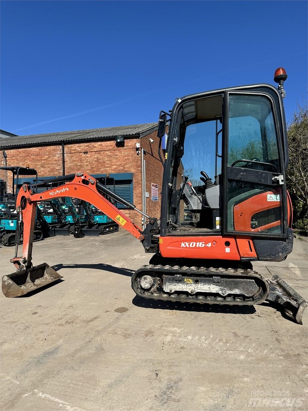 Kubota KX 016-4 Miniekskavaatorid < 7 t