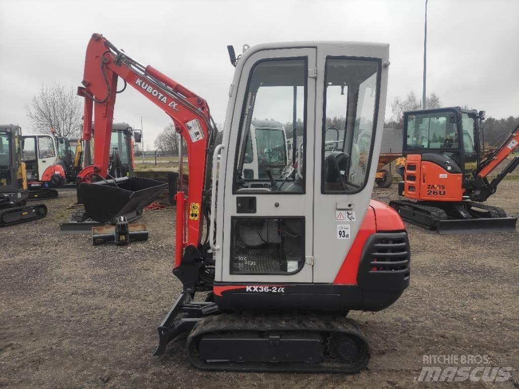Kubota KX 36-2 alfa Miniekskavaatorid < 7 t