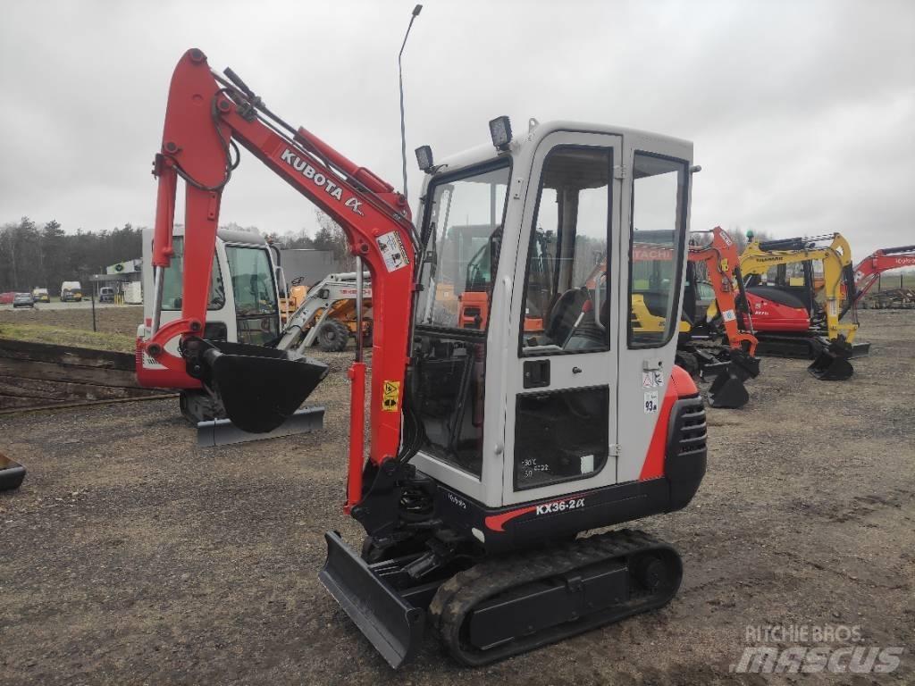 Kubota KX 36-2 alfa Miniekskavaatorid < 7 t