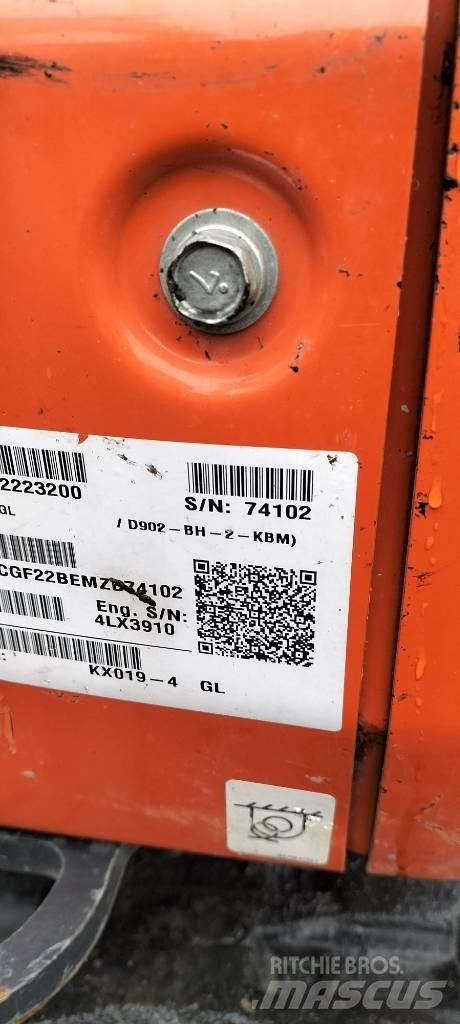 Kubota KX 019-4 Miniekskavaatorid < 7 t