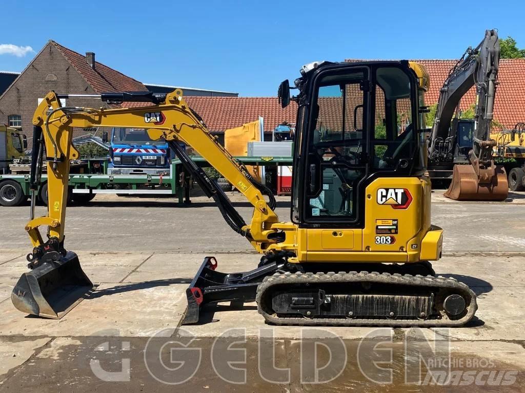 CAT 303 - 3 Buckets Miniekskavaatorid < 7 t