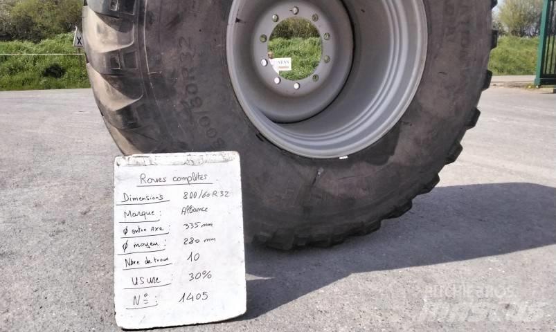 Alliance 800/60R32 Rehvid, rattad ja veljed