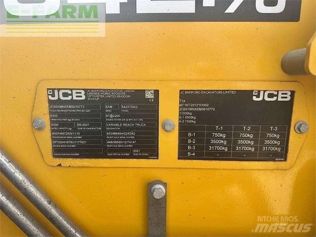 JCB 542-70 Põllumajanduslikud teleskoopkäitlejad