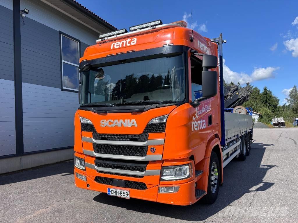 Scania G 410 Kraanaga veokid